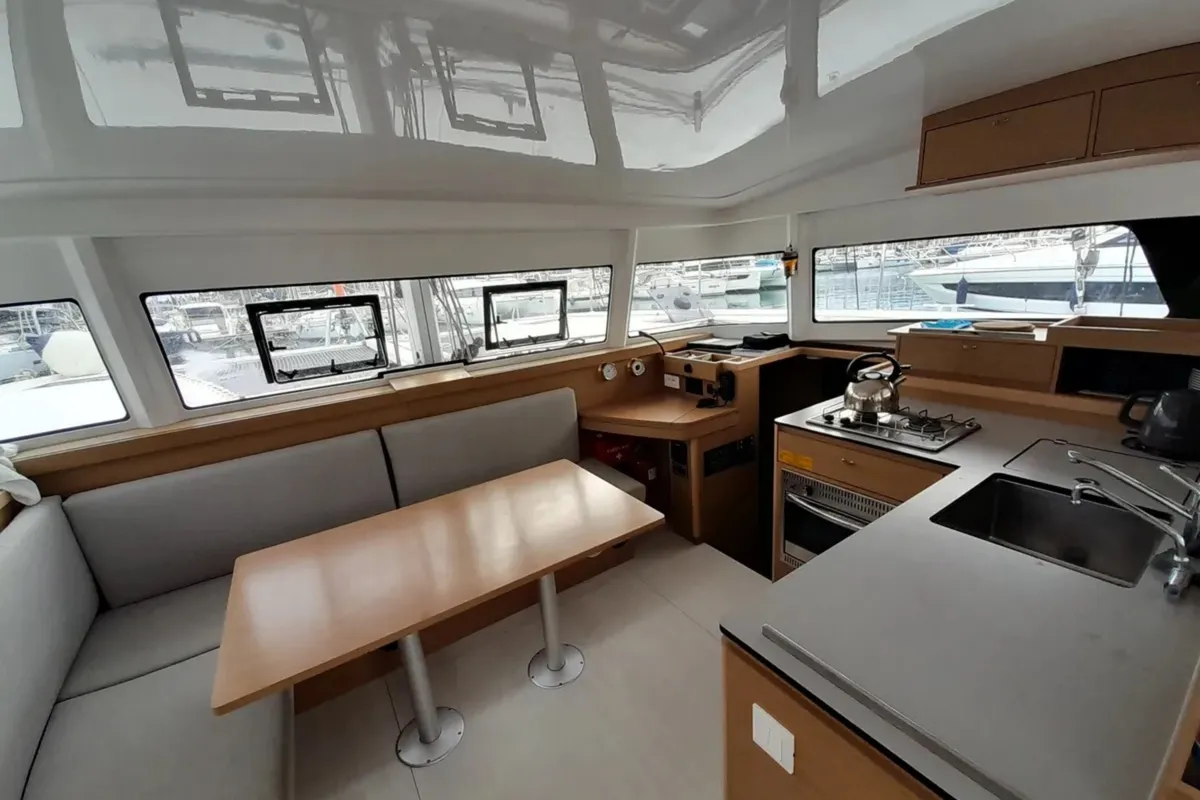 Saint Andrew, a Excess 11 catamaran at Lavreotiki Municipal Unit, Greece