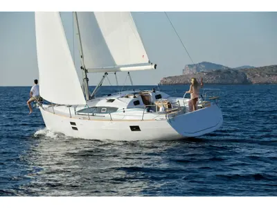 Exterior view of Thor, a Elan Impression 40 sailboat at Zadar, Croatia