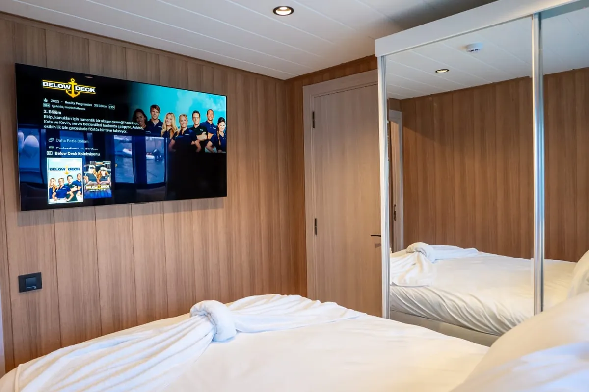 Cabin on My Almila, a Gulet Motoryacht motor yacht at Marmaris, Turkey