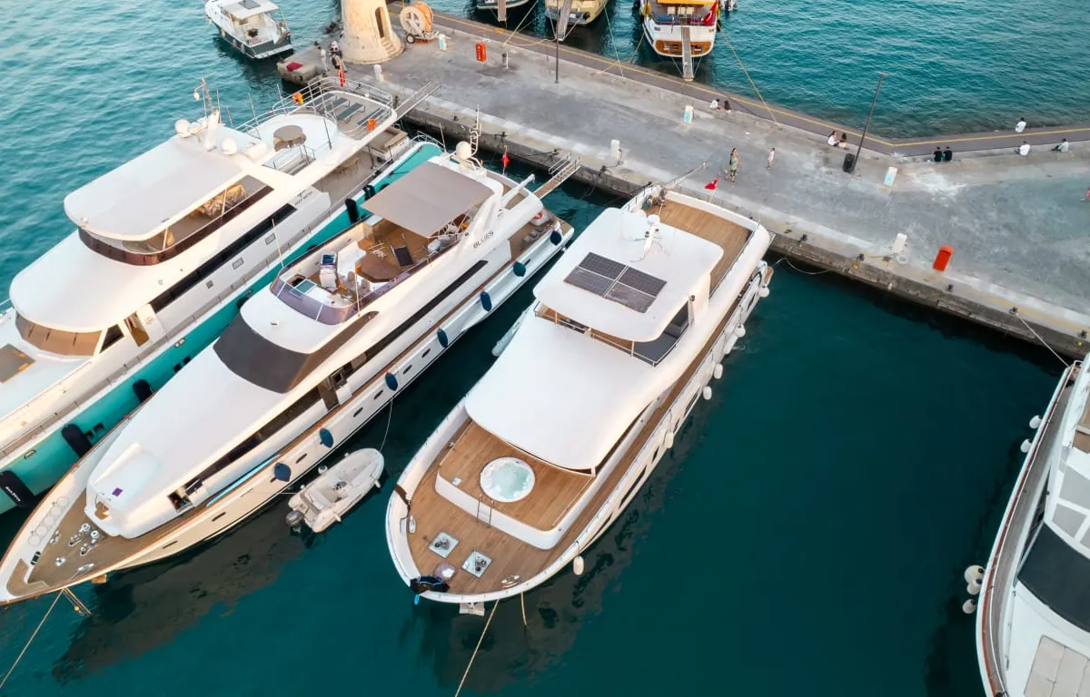 Exterior view of My Almila, a Gulet Motoryacht motor yacht at Marmaris, Turkey