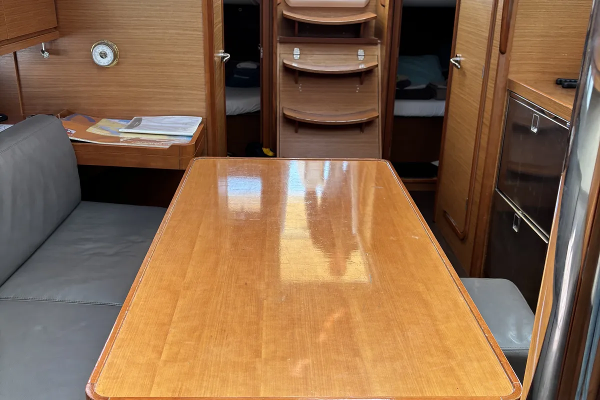 Salon of Islay, a Dufour 382 Grand Large sailboat at Biograd na Moru, Croatia