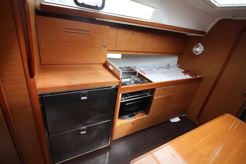 Galley of Islay, a Dufour 382 Grand Large sailboat at Biograd na Moru, Croatia