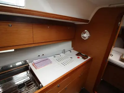 Galley of Islay, a Dufour 382 Grand Large sailboat at Biograd na Moru, Croatia