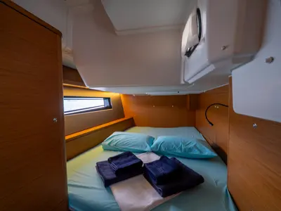 Cabin on Dufour 44, a sailboat at Fethiye, Turkey