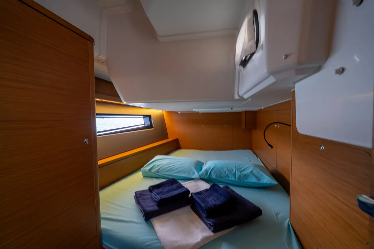 Cabin on Dufour 44, a sailboat at Fethiye, Turkey