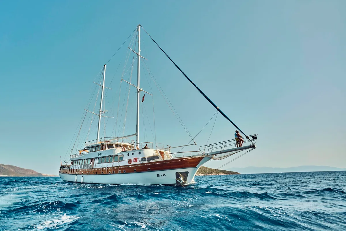 Exterior view of Boreas, a Custom Made Boreas motor yacht at Bodrum, Turkey