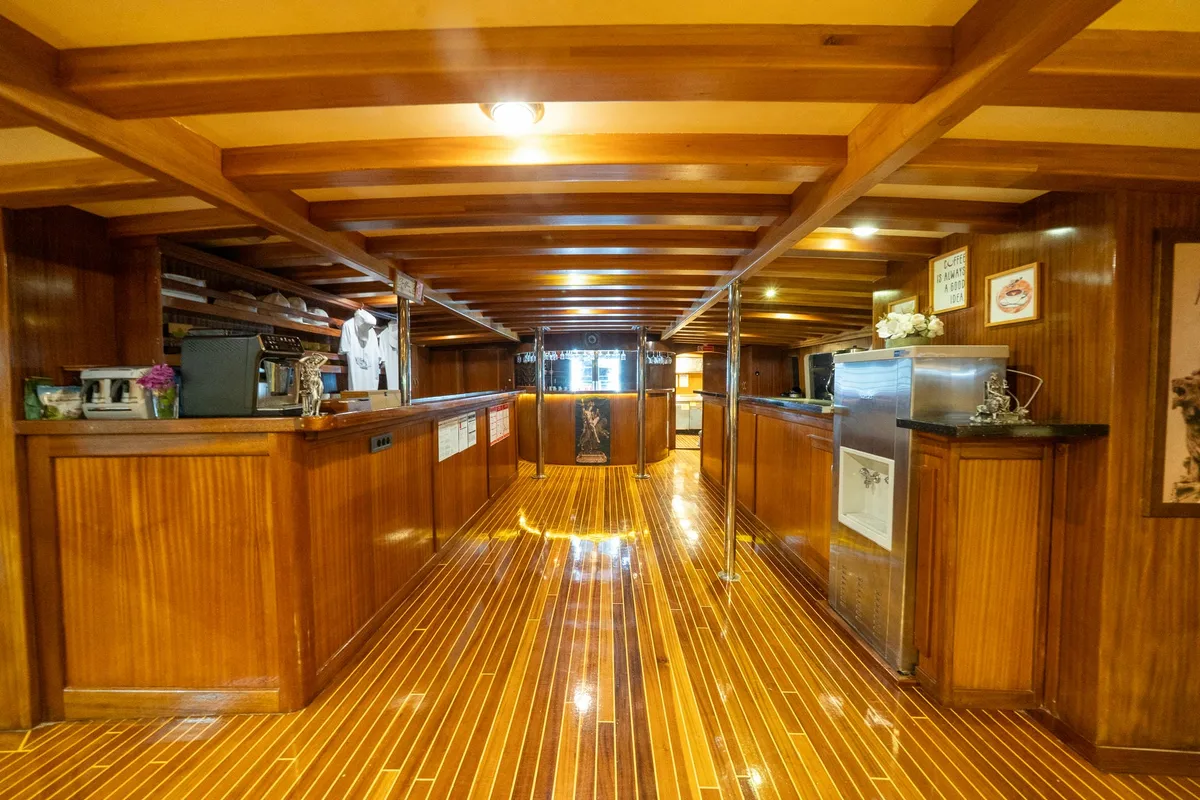 Salon of Boreas, a Custom Made Boreas motor yacht at Bodrum, Turkey
