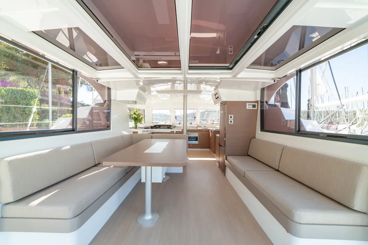 Sail Spica, a Bali Catspace catamaran at Fethiye, Turkey