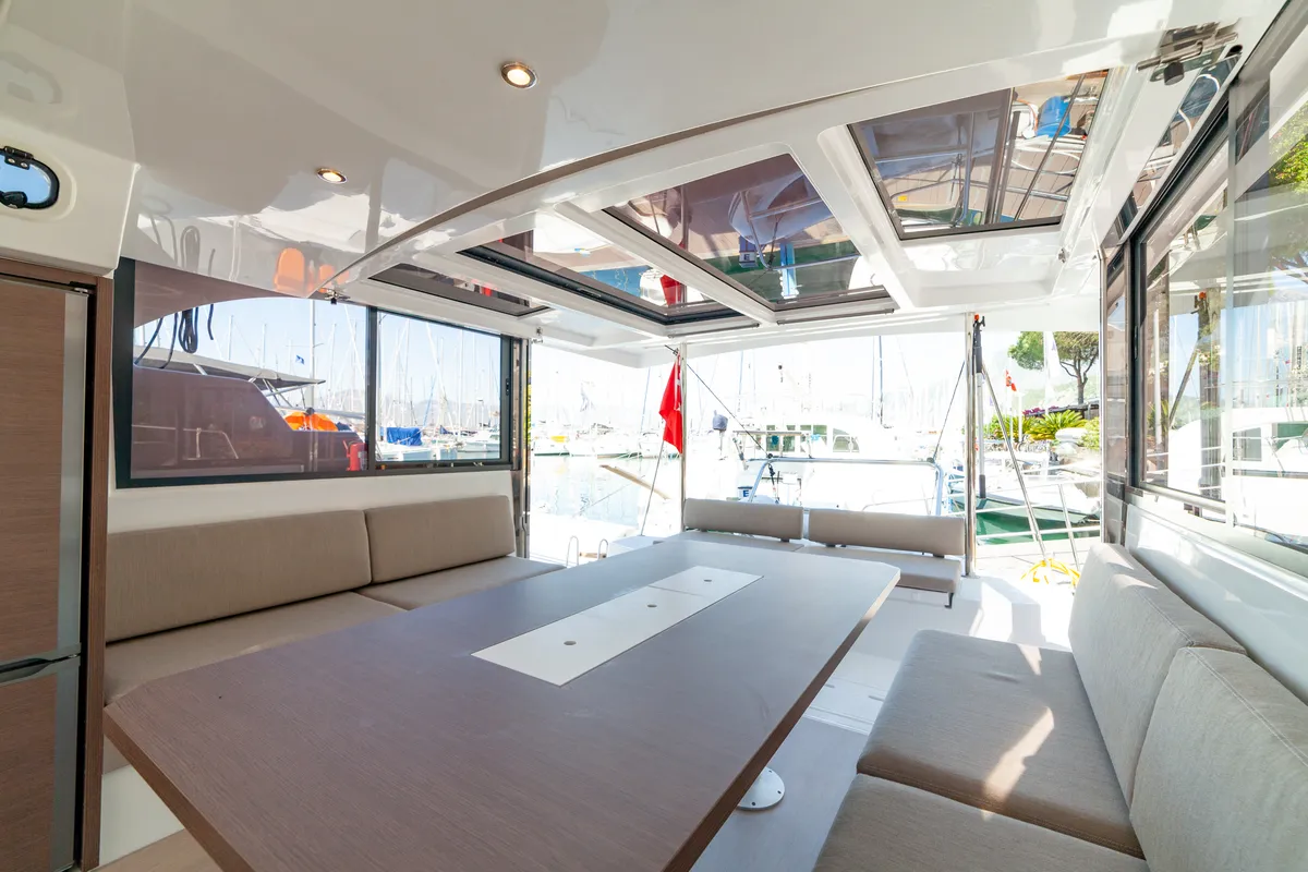 Sail Spica, a Bali Catspace catamaran at Fethiye, Turkey