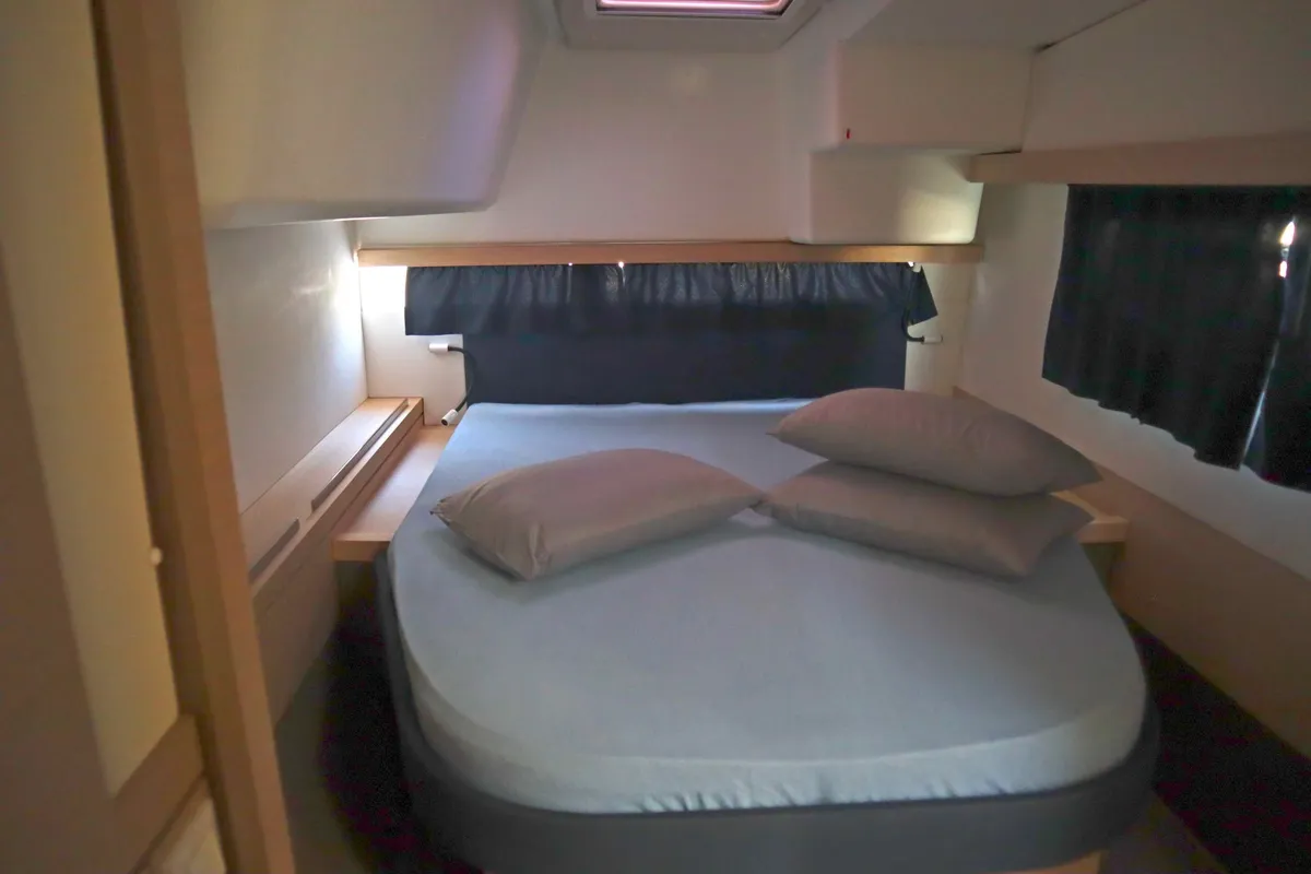 ALISA, a Fountaine Pajot Lucia 40 catamaran at Municipal Unit of Lefkada, Greece