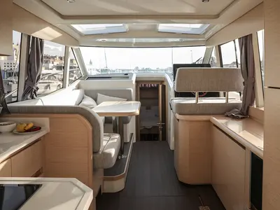 Salon of Mar, a Greenline 39 motor yacht at Biograd na Moru, Croatia