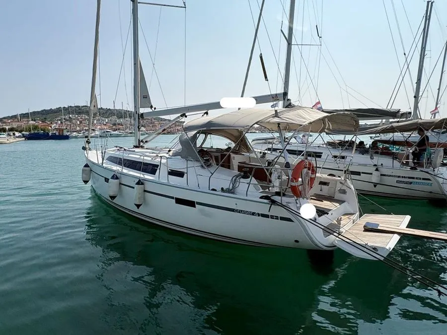 Jaleo, a Bavaria Cruiser 41 sailboat at Palma de Mallorca, Spain