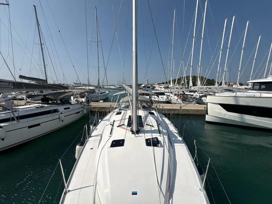 Jaleo, a Bavaria Cruiser 41 sailboat at Palma de Mallorca, Spain