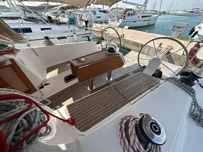 Jaleo, a Bavaria Cruiser 41 sailboat at Palma de Mallorca, Spain