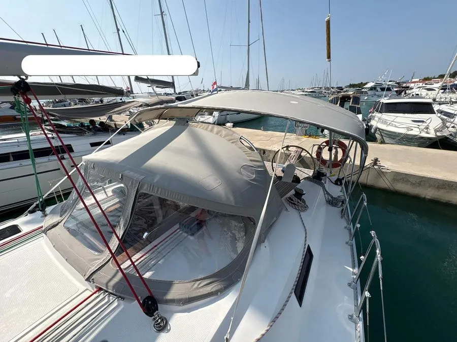 Jaleo, a Bavaria Cruiser 41 sailboat at Palma de Mallorca, Spain