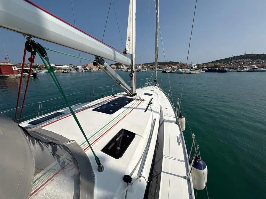 Jaleo, a Bavaria Cruiser 41 sailboat at Palma de Mallorca, Spain