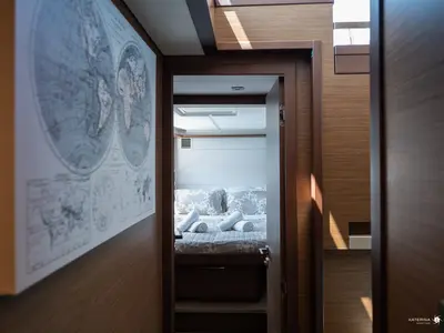 Cabin on El Marita Brand New 2021 A/C & Generator Skippered, a Lagoon 46 catamaran at Municipal Unit of Lefkada, Greece
