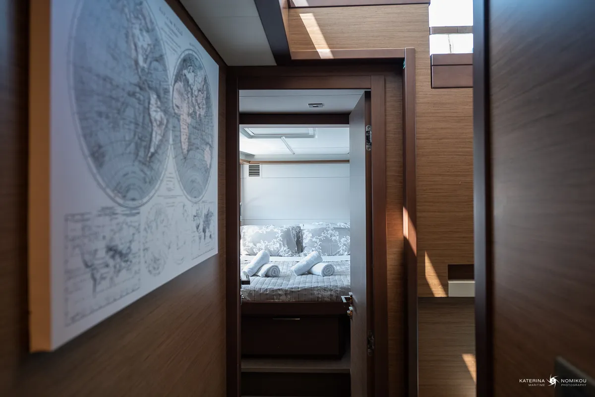 Cabin on El Marita Brand New 2021 A/C & Generator Skippered, a Lagoon 46 catamaran at Municipal Unit of Lefkada, Greece