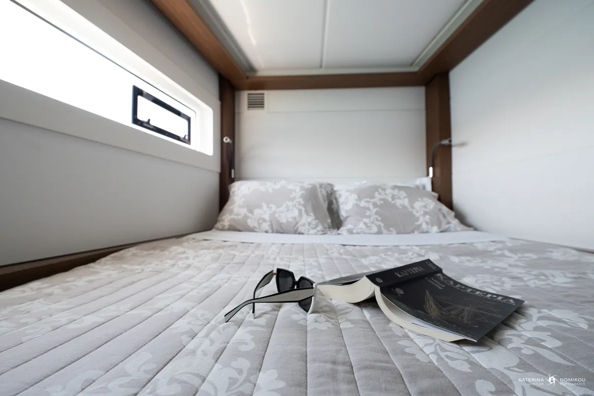 Cabin on El Marita Brand New 2021 A/C & Generator Skippered, a Lagoon 46 catamaran at Municipal Unit of Lefkada, Greece