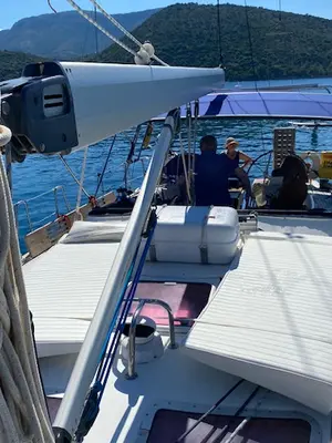 La Luna, a Bavaria 46 Cruiser sailboat at Municipal Unit of Lefkada, Greece