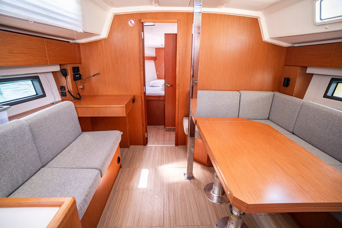 Tatyana, a Bavaria C42 sailboat at Pirovac, Croatia
