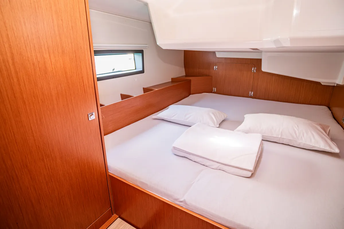 Tatyana, a Bavaria C42 sailboat at Pirovac, Croatia