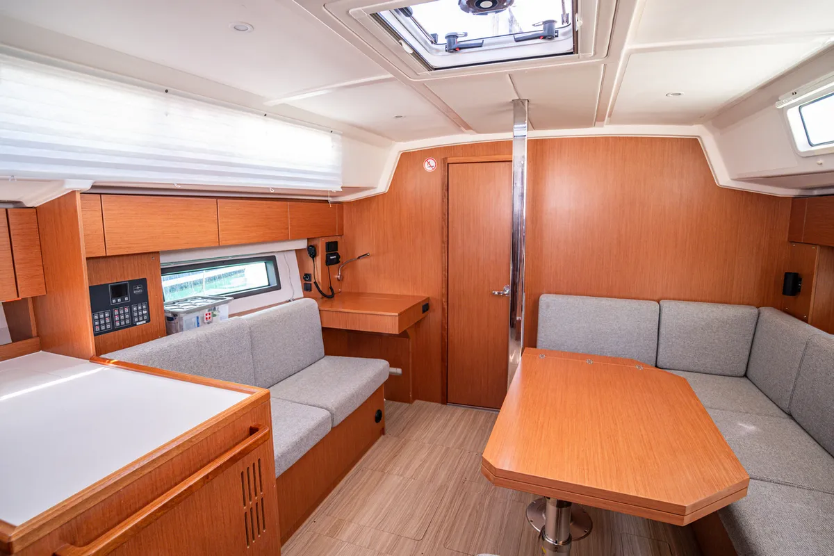 Tatyana, a Bavaria C42 sailboat at Pirovac, Croatia