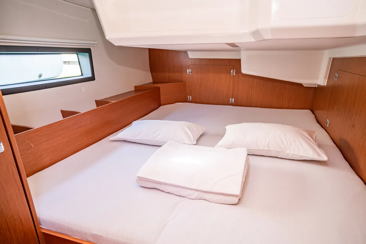 Tatyana, a Bavaria C42 sailboat at Pirovac, Croatia