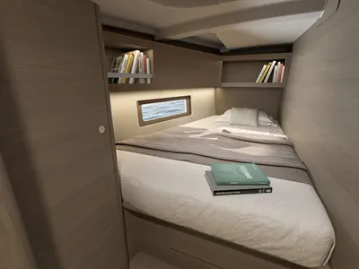 Cabin on Tempranillo, a Beneteau Oceanis 47 sailboat at Seget Donji, Croatia