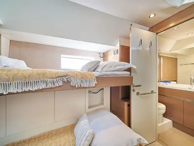 Cabin on Aenea, a CNB 76 sailboat at Grad Kaštela, Croatia