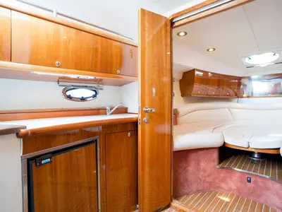 Galley of Habibi, a Pearl Sea 33 motorboat at Pirovac, Croatia