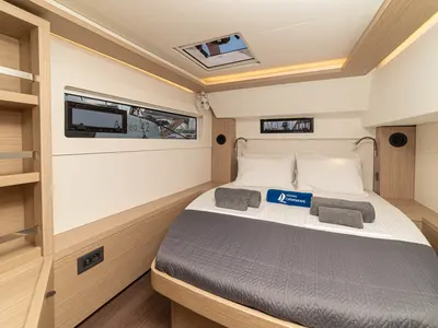 Cabin on Spiritus, a Lagoon 46 catamaran at Municipal Unit of Lefkada, Greece