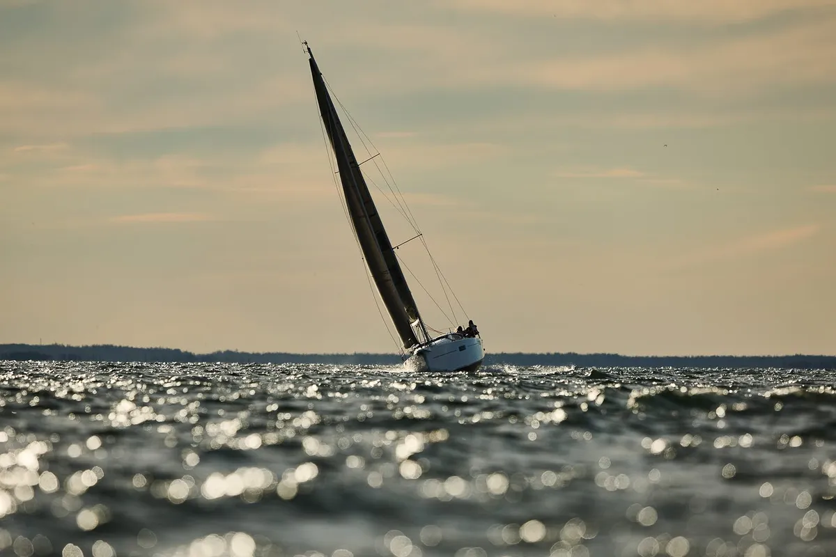 Exterior view of Northman Maxus 35, a sailboat at Valencia, Spain