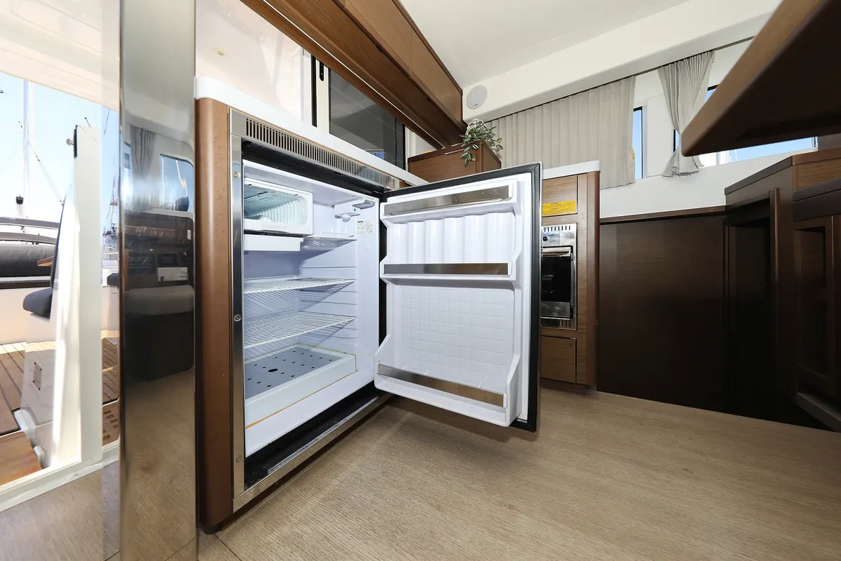 Galley of Tortilla Flat, a Lagoon 40 catamaran at Grad Biograd na Moru, Croatia