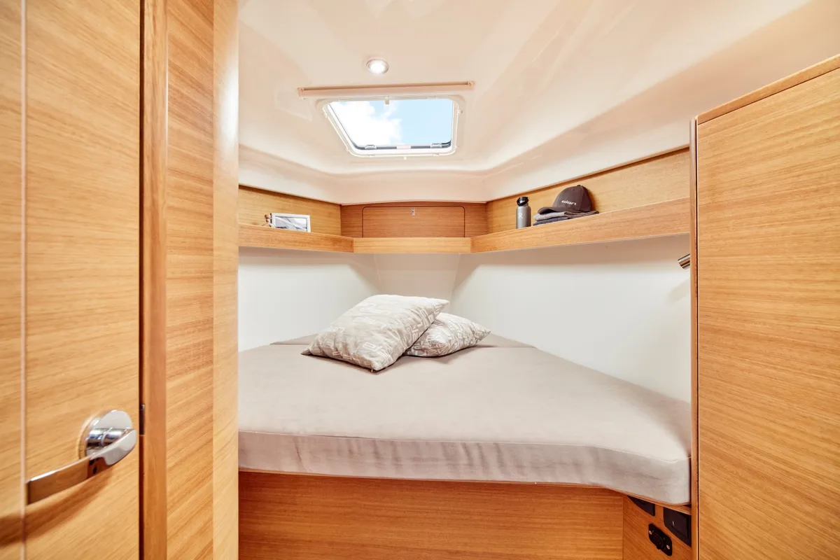Cabin on Liana, a Elan Impression 40.1 sailboat at Athens, Greece