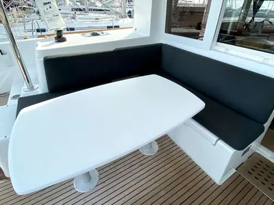 Galley of Sunrise, a Lagoon 40 catamaran at Palma de Mallorca, Spain