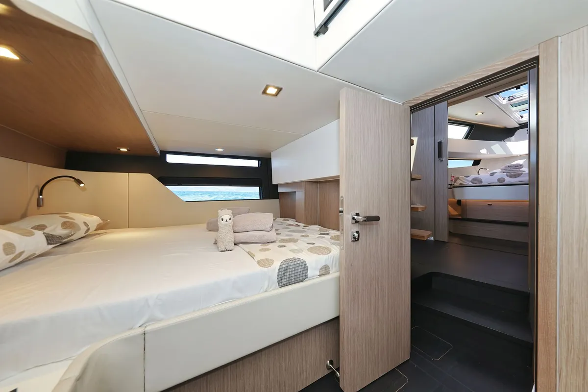 Instant Crush, a Fjord 41 XL motor yacht at Grad Kaštela, Croatia