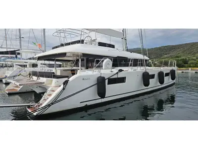 THE SUN, a Lagoon 620 catamaran at Olbia, Italy