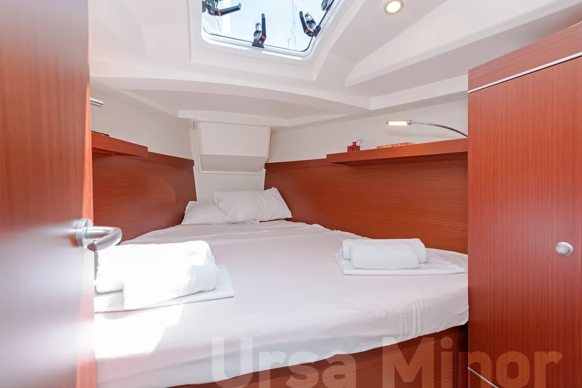 Cabin on Ursa Minor, a Hanse 345 sailboat at Preveza, Greece