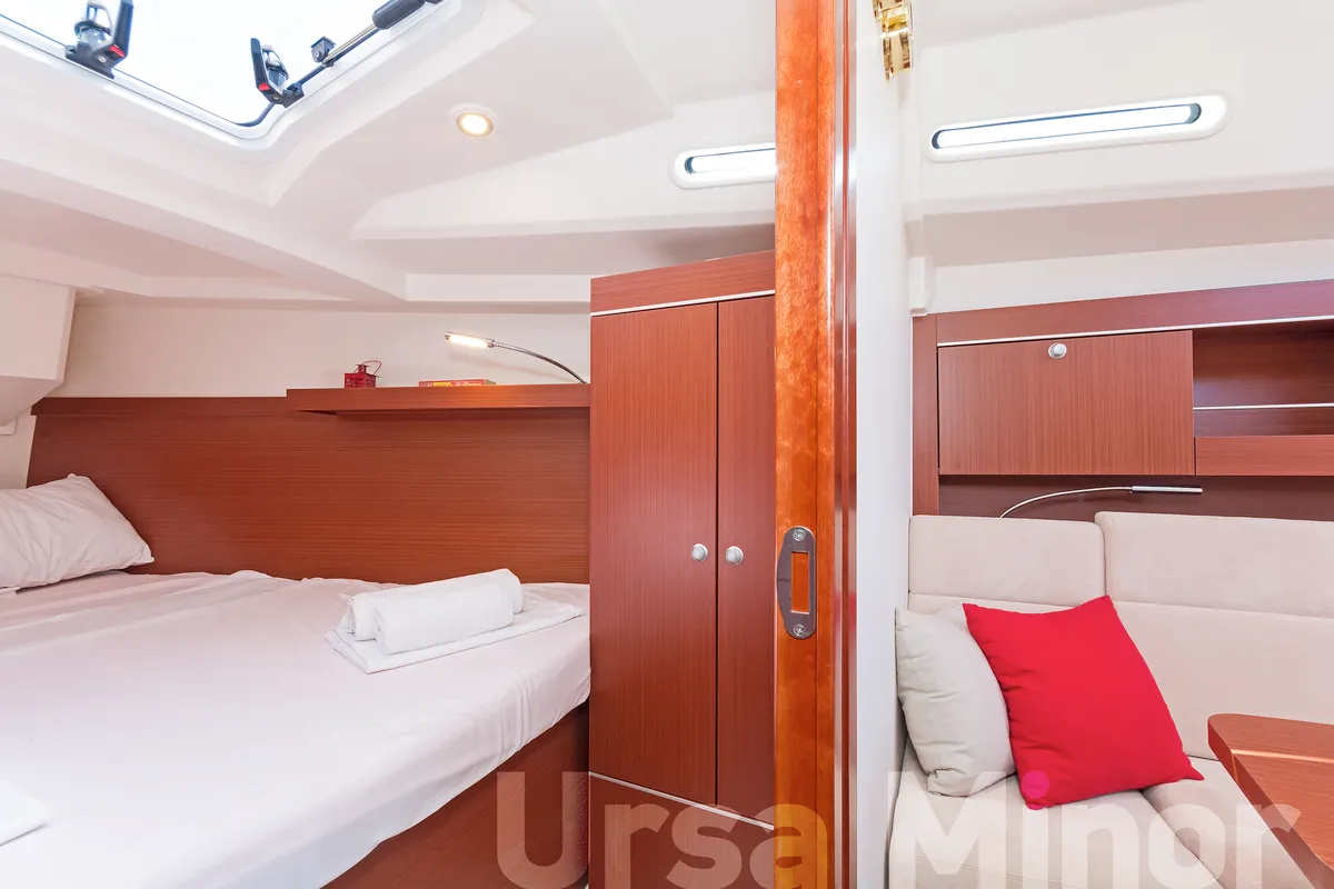 Cabin on Ursa Minor, a Hanse 345 sailboat at Preveza, Greece