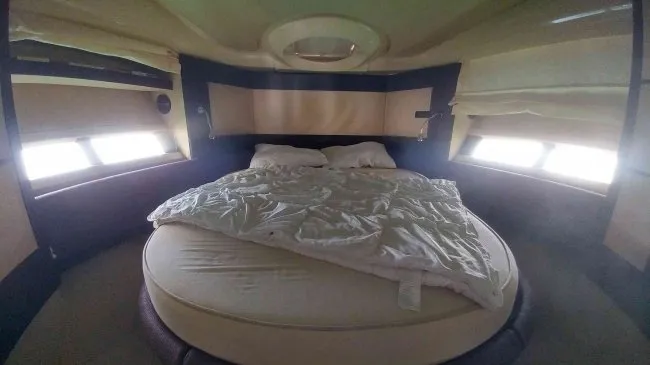 Cabin on AMBRA, a Azimut 43 S motorboat at Primošten, Croatia