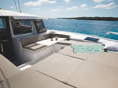 Premium +, a Bali 4.2 catamaran at Saint-Mandrier-sur-Mer, France
