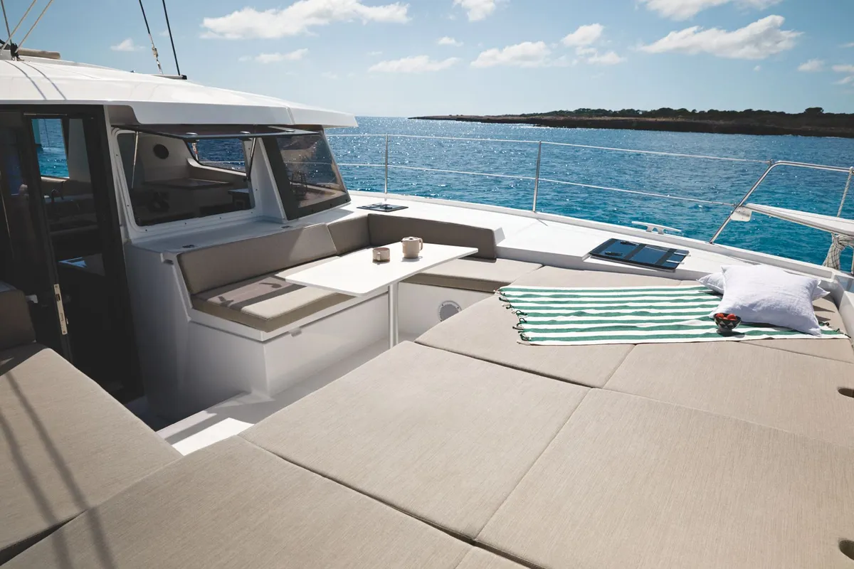 Premium +, a Bali 4.2 catamaran at Saint-Mandrier-sur-Mer, France