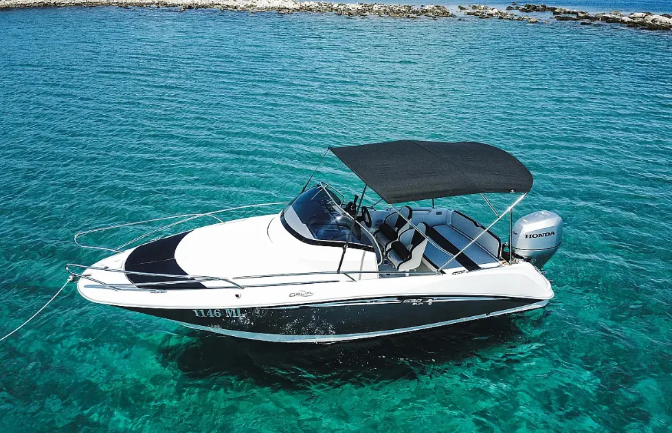 Galeon Galia 630, a motorboat at Mali Lošinj, Croatia