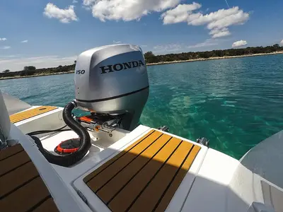 Galeon Galia 630, a motorboat at Mali Lošinj, Croatia