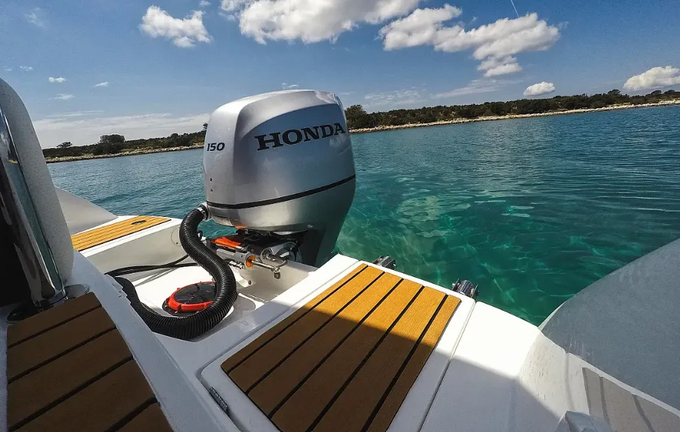 Galeon Galia 630, a motorboat at Mali Lošinj, Croatia