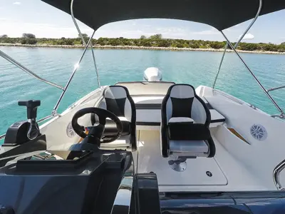 Galeon Galia 630, a motorboat at Mali Lošinj, Croatia
