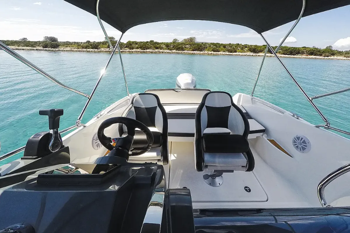 Galeon Galia 630, a motorboat at Mali Lošinj, Croatia