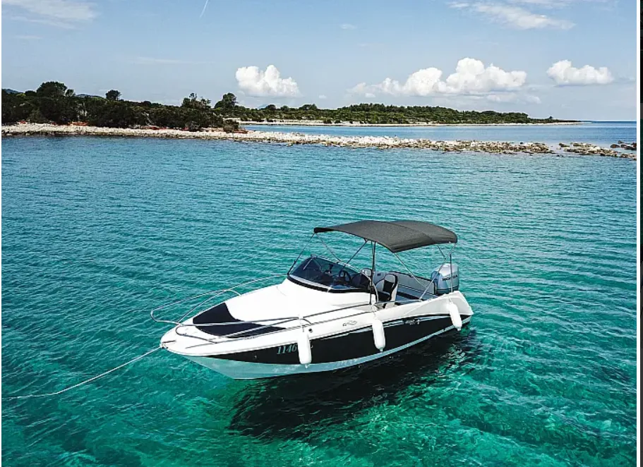 Galeon Galia 630, a motorboat at Mali Lošinj, Croatia