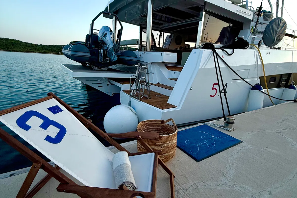 Mastermind II, a Bali 5.4 catamaran at Alameda, United States